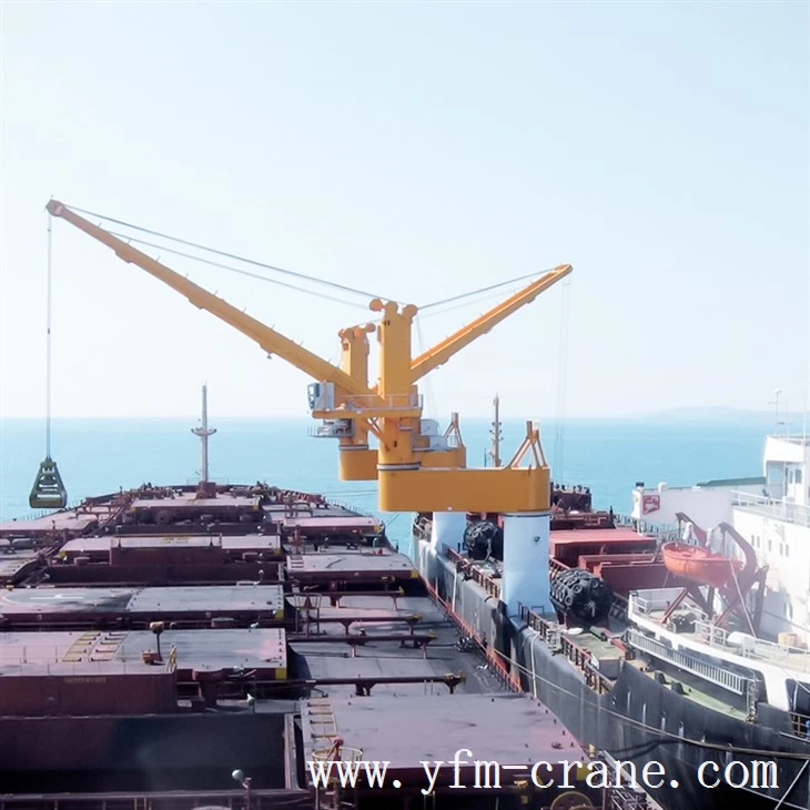 Eccentric Offshore Grab Crane
